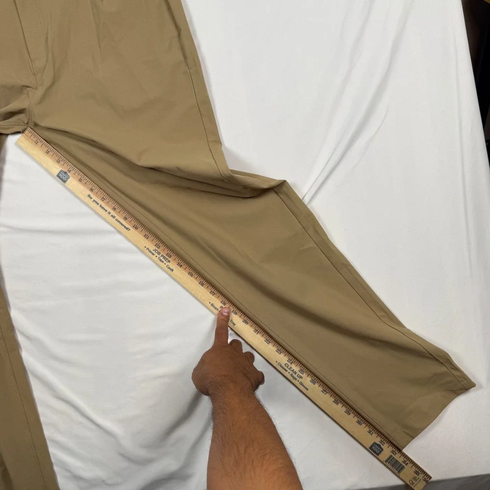 Fabletics Mens The Only Pant Khaki Tan Tech Chino 38x34 PT2459389-1726-38034